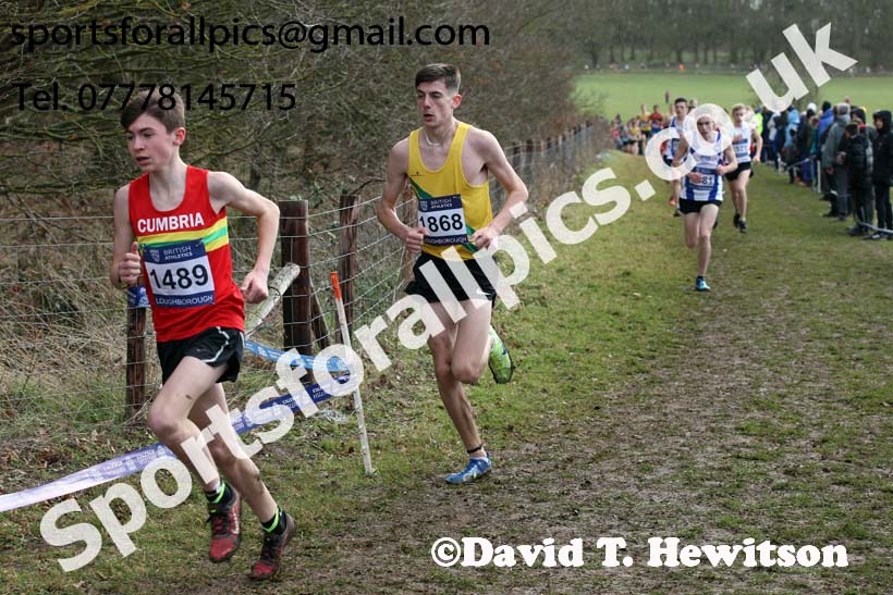 Boys under-15s 2019 British Athletics Inter Counties Cross Country, Prestwood Hall, Loughborough. Photo:  David T. Hewitson/Sports for All Pics